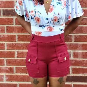 Pull~On Cargo Shorts